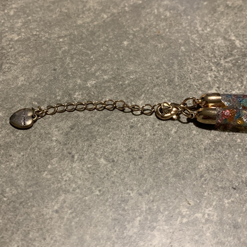 Betsy Johnson mesh crystal bow necklace - Picture 5 of 6